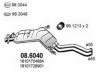 BMW 18101728901 Middle Silencer